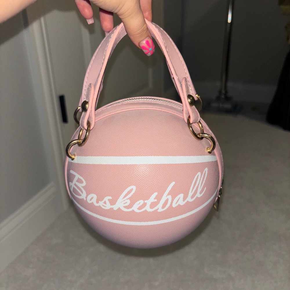 Pink Basketball Purse/Bag